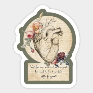 Blooming heart Sticker